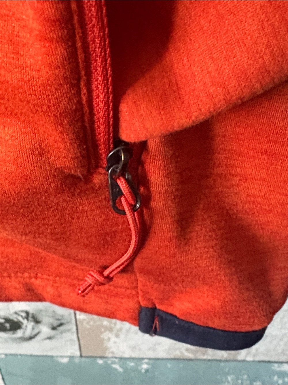 The North Face Men’s Orange Full-Zip Performance Fleece Jacket - Picture 4 of 7